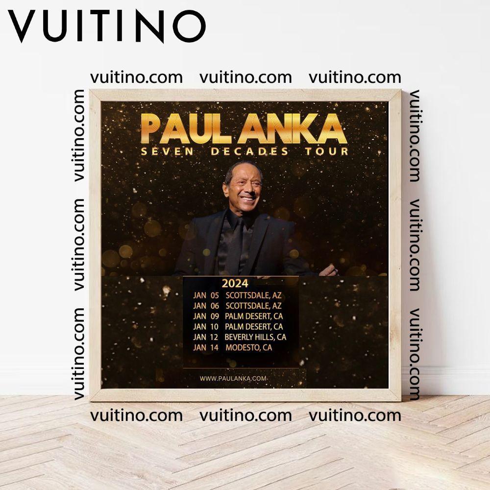 Paul Anka 2027 concert poster